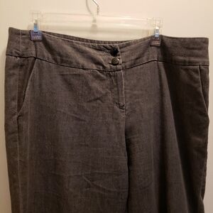 Sandro Sportswear Classic Gray Wide Leg Pants